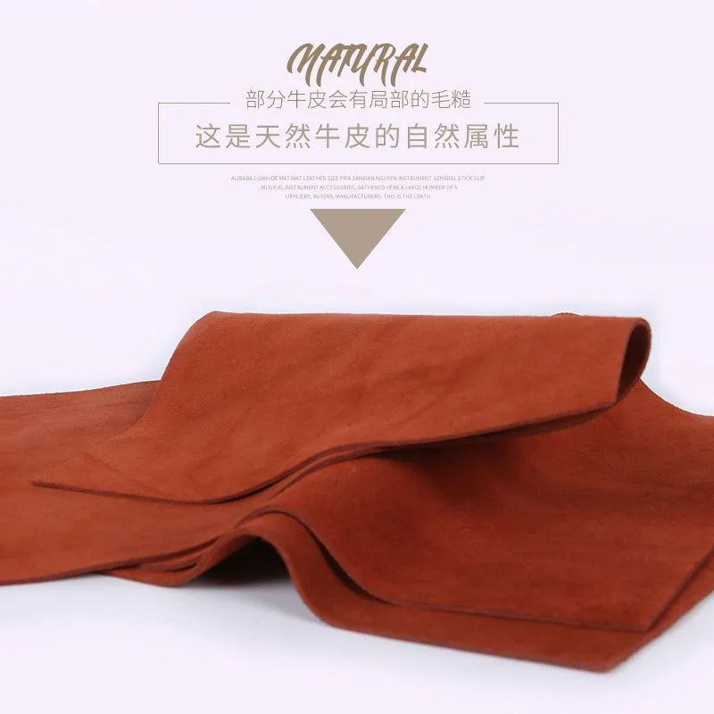 Cowhide Leg Pads Erhu Liuqin Pipa Large Medium Ruan Small Anti Slip