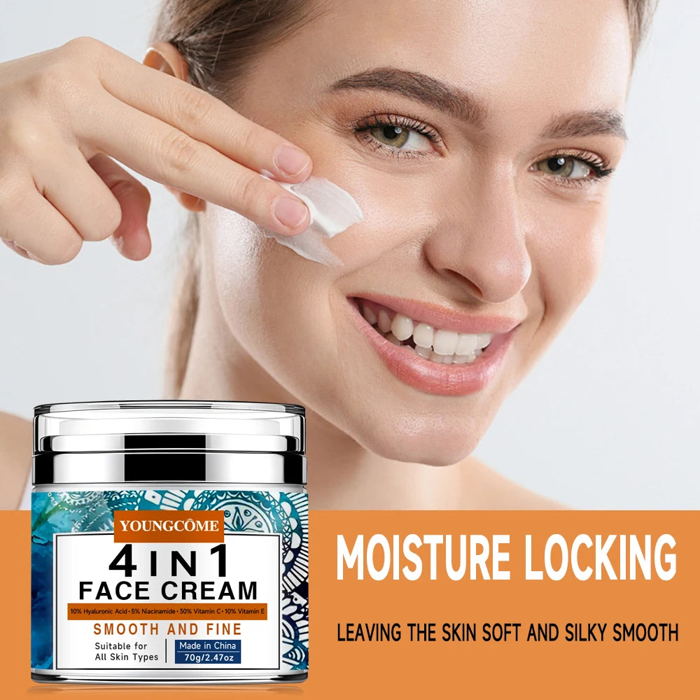 YOUNGCOME 4-in-1 Retinol Face Cream – Anti-Aging & Moisturizing Anti-Aging Face Cream Peaceful Pleasures Health and Wellness
