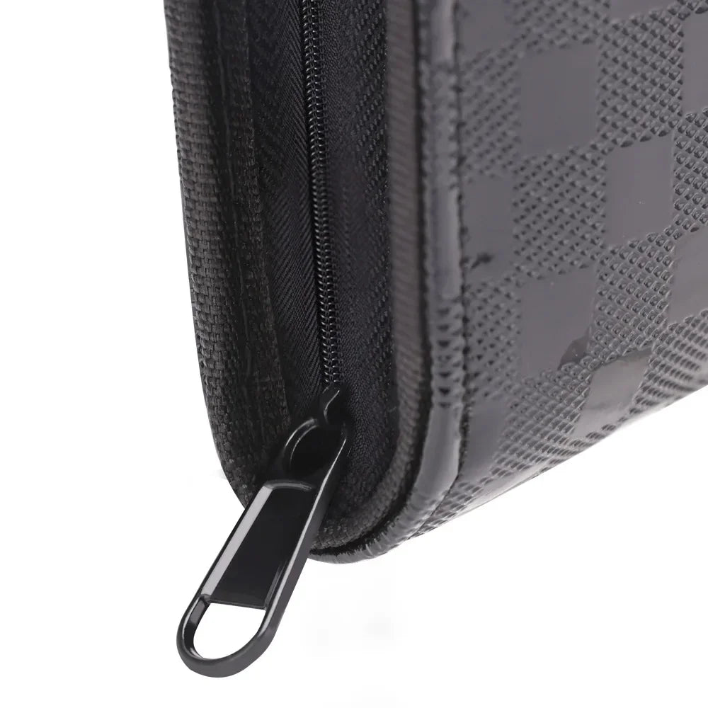 Professinal Scissors Bag Barber Hair Salon Scissor Case PU Leather Haircut Storage Hairdresser Styling Tools Accessories Peaceful Pleasures Health and Wellness