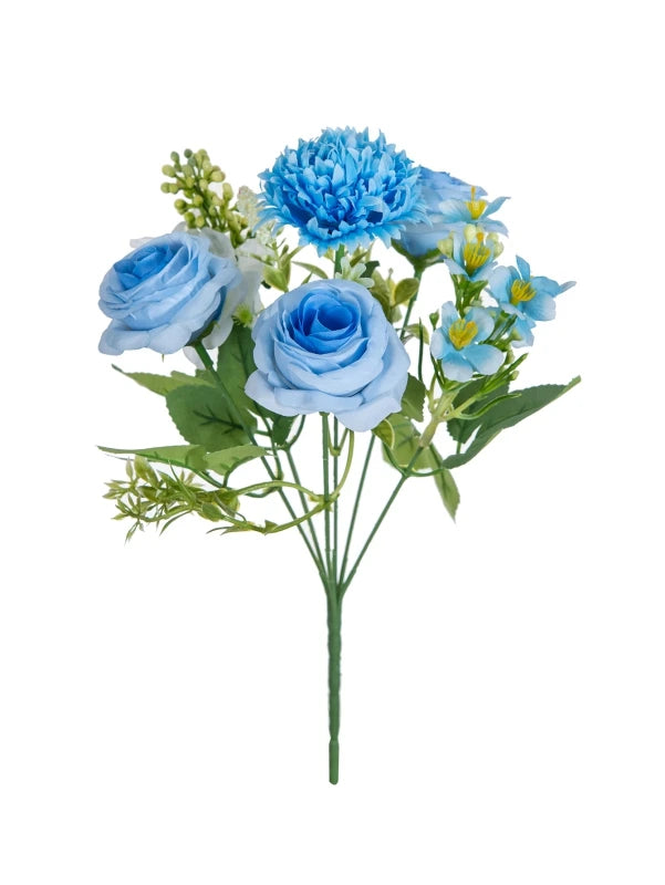 Artificial Silk Hydrangea Rose Bouquet | Wedding & Home Decor