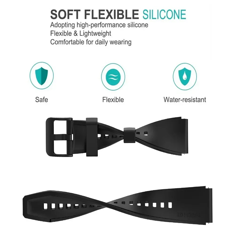20mm 22mm Silicone Watch Strap for Amazfit Garmin Samsung Peaceful Pleasures Health and Wellness