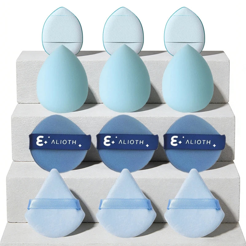 12-Piece Makeup Sponge Set – Foundation & Concealer Puffs
