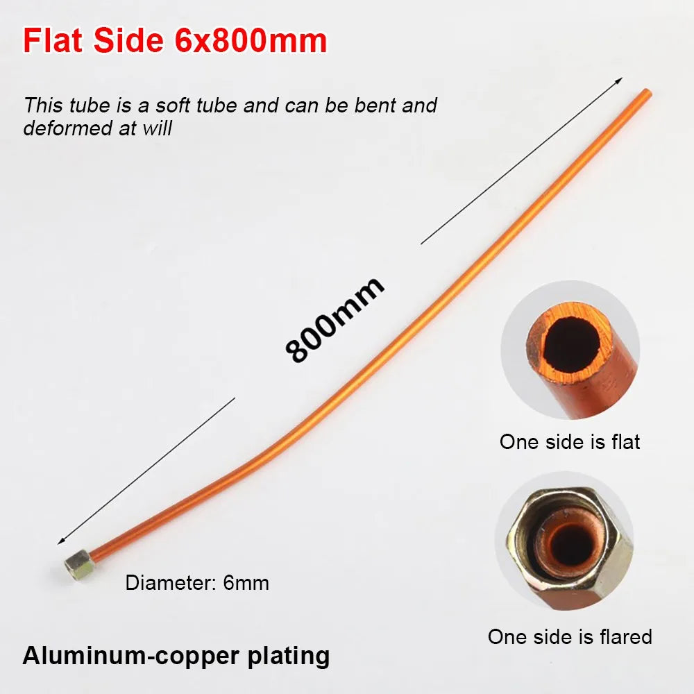 Aluminum Copper-Plated Air Compressor Exhaust Tube 200–800mm