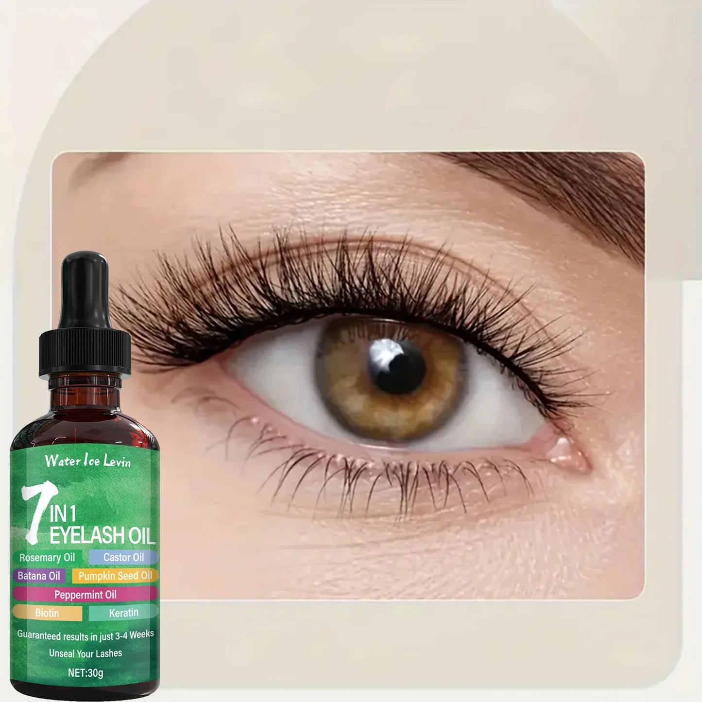 7-in-1 Eyelash Oil | Bee Venom, Collagen & Castor Oil