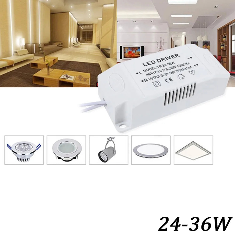 Lighting Transformers LED Driver 24-36W AC180-265V DC 90-140V