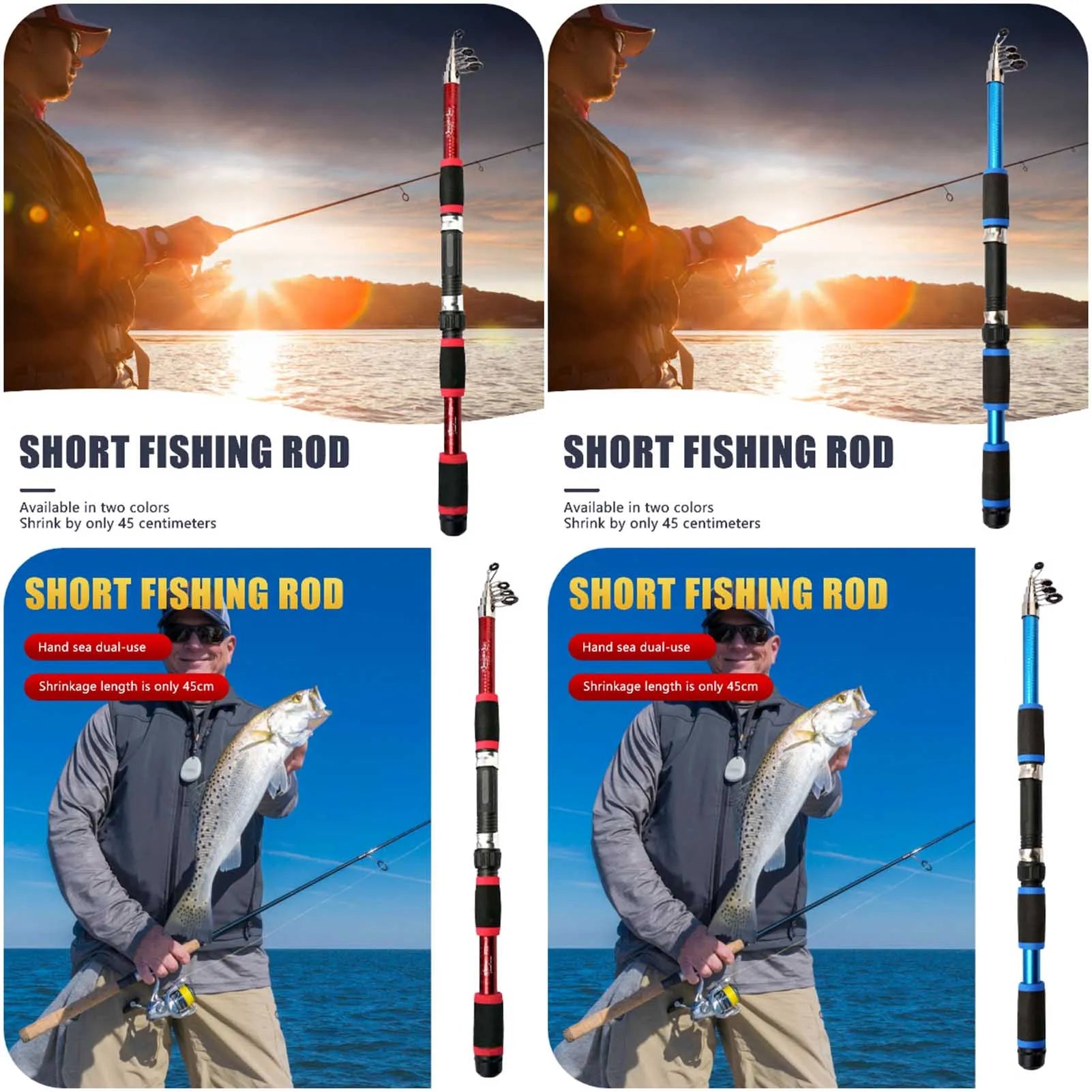 Full Fishing Equipment Set Convenient to Carry Fishing Accessories Kit for Angler's Holiday Good Gift Peaceful Pleasures Health and Wellness