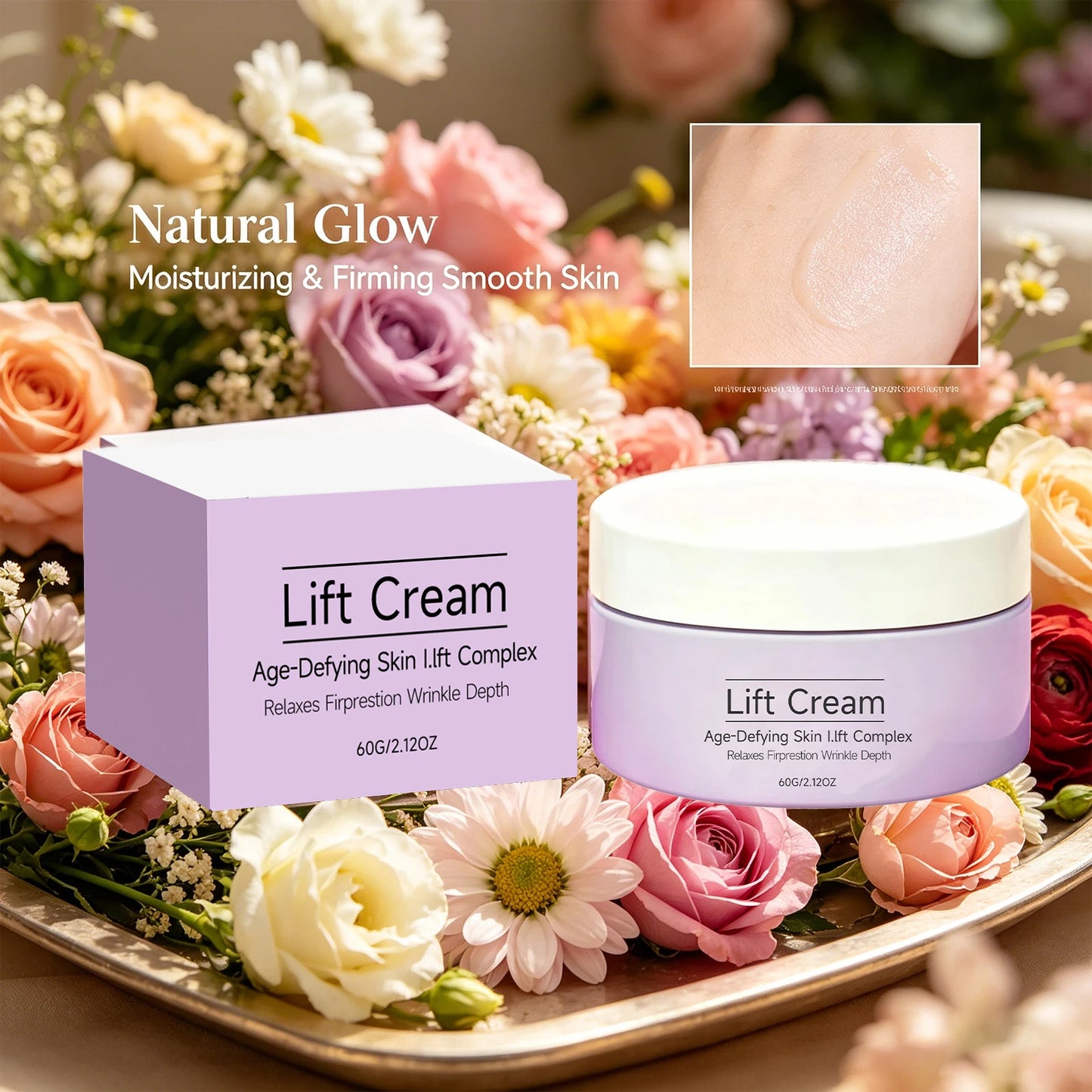 Firming Face Cream – Tighten, Lift & Hydrate Skin | 60g Firming Face Cream Peaceful Pleasures Health and Wellness
