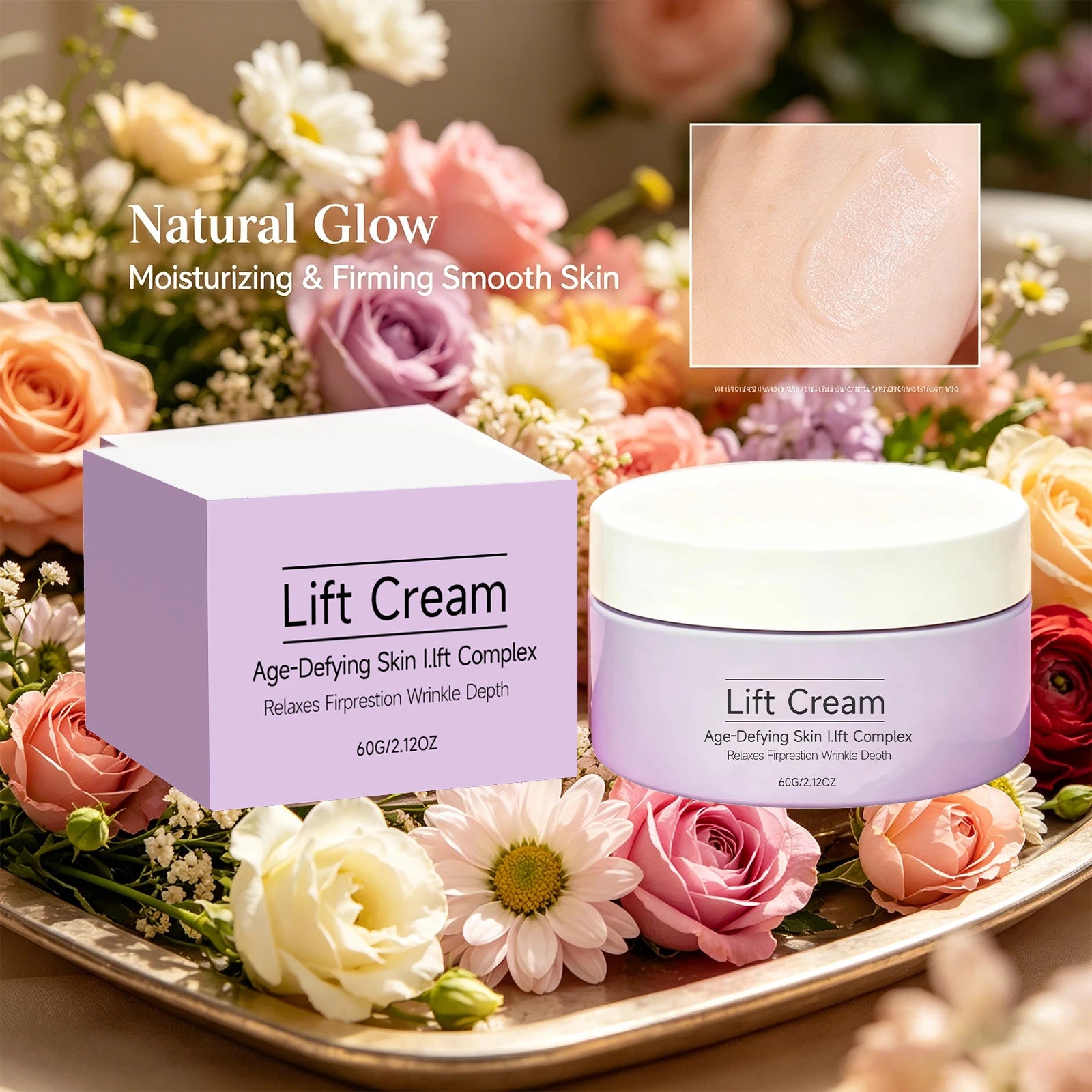 Firming Face Cream – Tighten, Lift & Hydrate Skin | 60g Firming Face Cream Peaceful Pleasures Health and Wellness