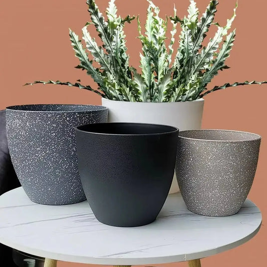 Large Bonsai Succulent Planter | Imitation Stone Balcony Flowerpot Decorative Plant Pot Peaceful Pleasures Health and Wellness