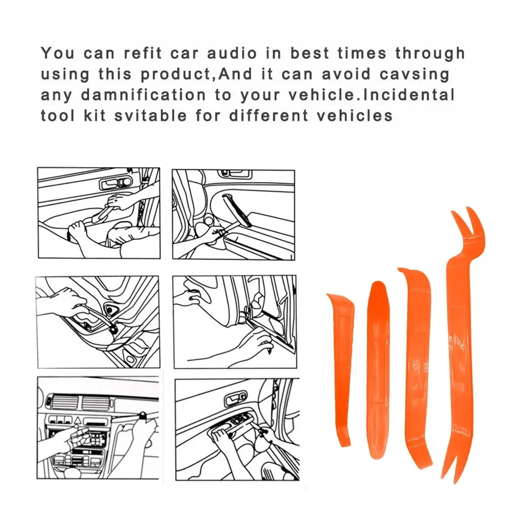 Auto Car Trim Removal Tool – Door Panel Clip & Nail Puller