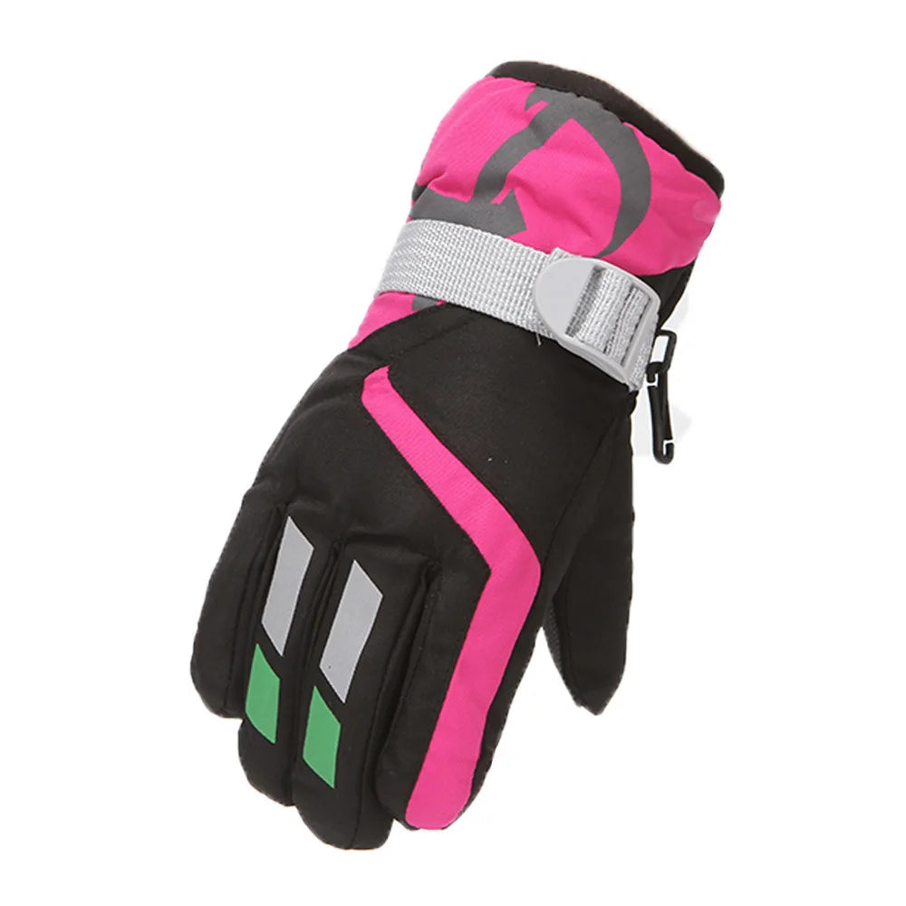 Kids Waterproof Ski Gloves | Windproof Winter Snow Gloves 4–7