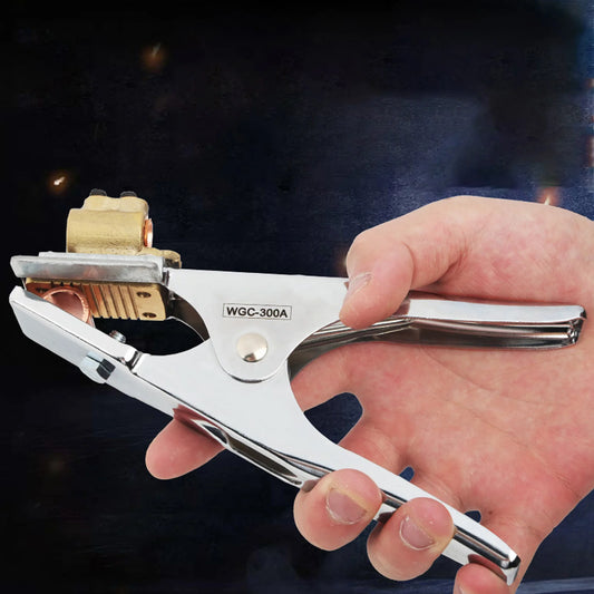 Grounding Work Clamp 300A Welder Welding Earth Iron Plated Chrome Peaceful Pleasures Health and Wellness Default Title