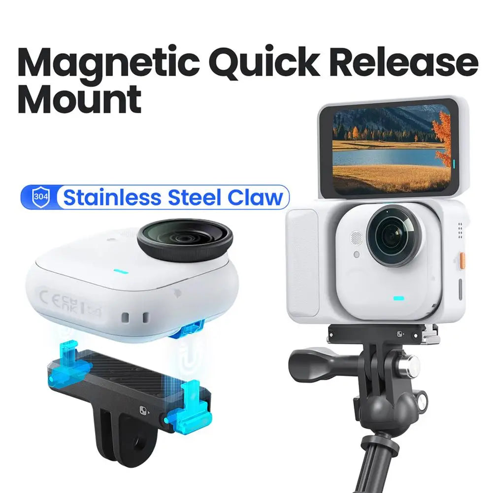 Magnetic Quick-Release Mount Adapter for Insta360 Go Ultra