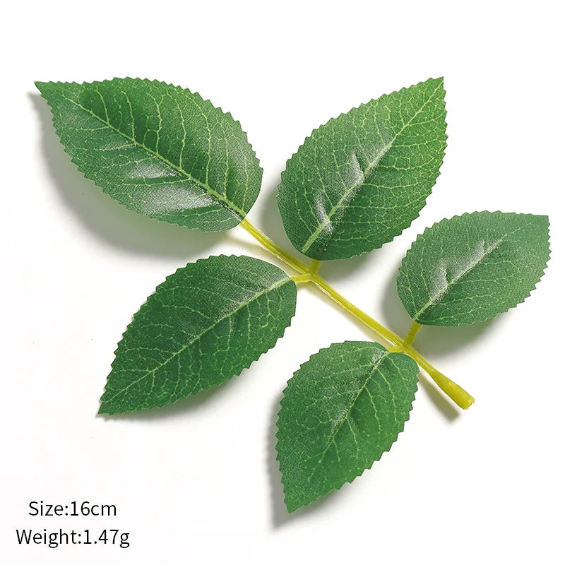 Silk Artificial Leaves for Wedding & Home Decor – 10/30/50 Pcs