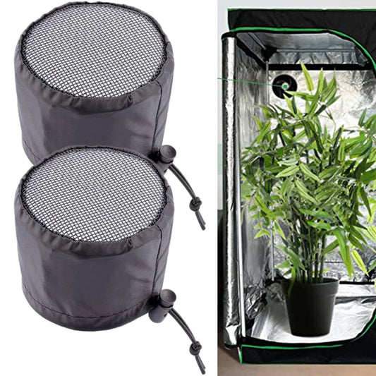 2-Pack Grow Tent Vent Filter Covers 4/6/8in | Dustproof Grow Tent Vent Cover Oasis Select 4in