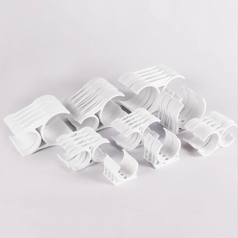 5-Pack RO Water Filter Mounting Bracket Clips – 32mm PP Plastic