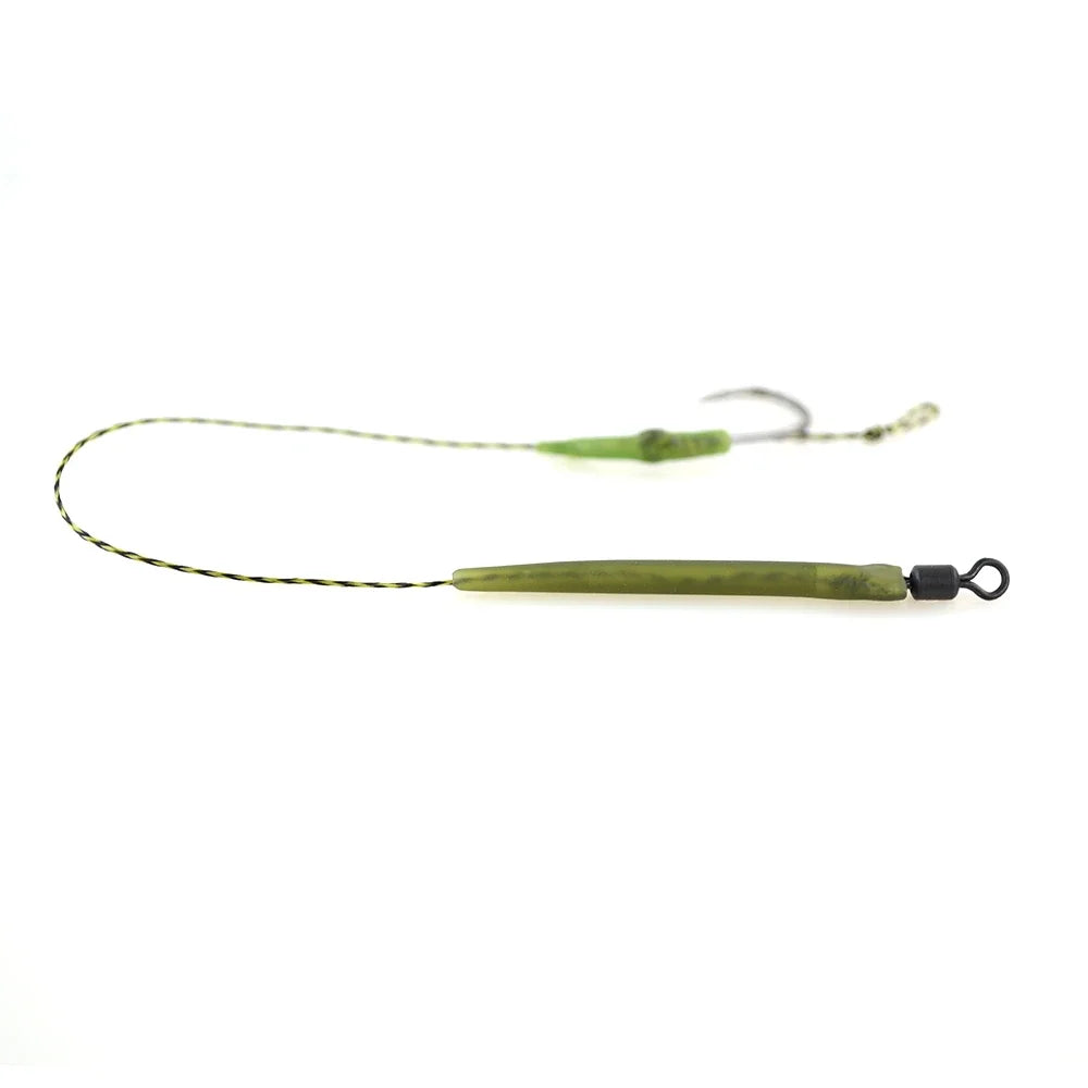 HIRISI 20Pcs Carp Fishing Anti-Tangle Sleeves, Hook Connection Protective Tubing, Practical Terminal Tackle Accessories Peaceful Pleasures Health and Wellness