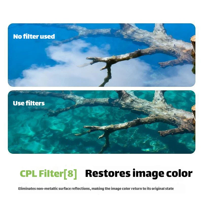 Insta360 GO Ultra Lens Filters – UV CPL ND Star Optical Glass