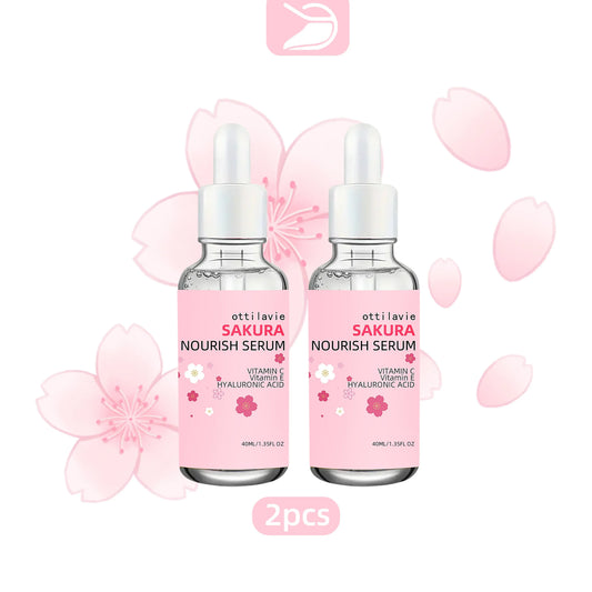 Ottilavie Sakura Serum 2PCS – Niacinamide & Hyaluronic Acid Brightening Face Serum Oasis Select 60ml