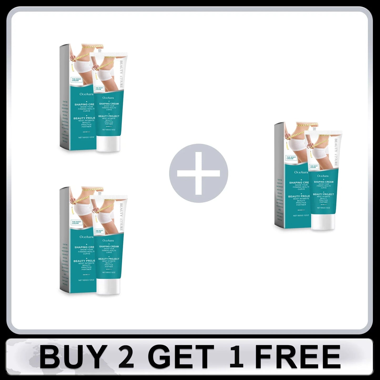 OceAura Coffee Body Firming Cream – Sculpting Lotion 60g