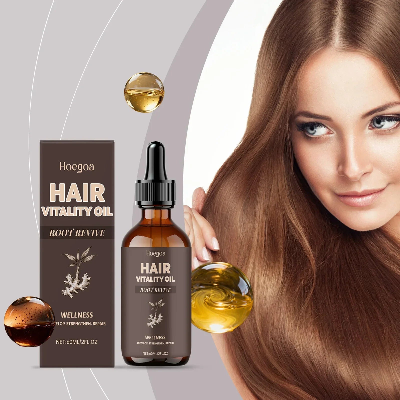 Argan Oil Hair Serum for Damaged Hair – Frizz Control & Shine Peaceful Pleasures Health and Wellness