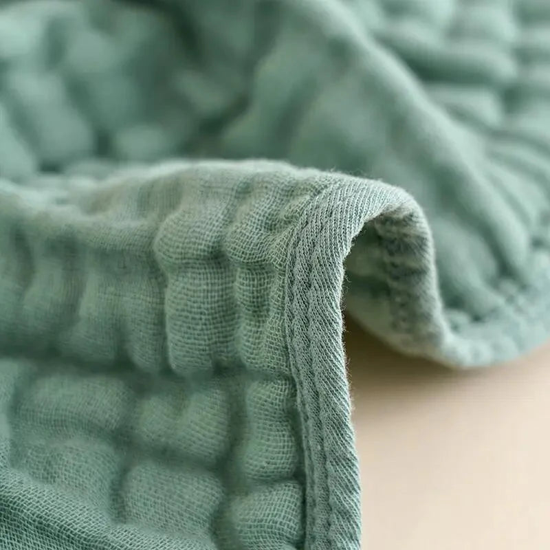 100% Cotton Muslin Burp Cloths for Baby – 6-Pack, 20x10"