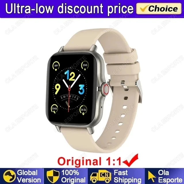 Smart Watch 1.44" Bluetooth Call Fitness Tracker for Men Women