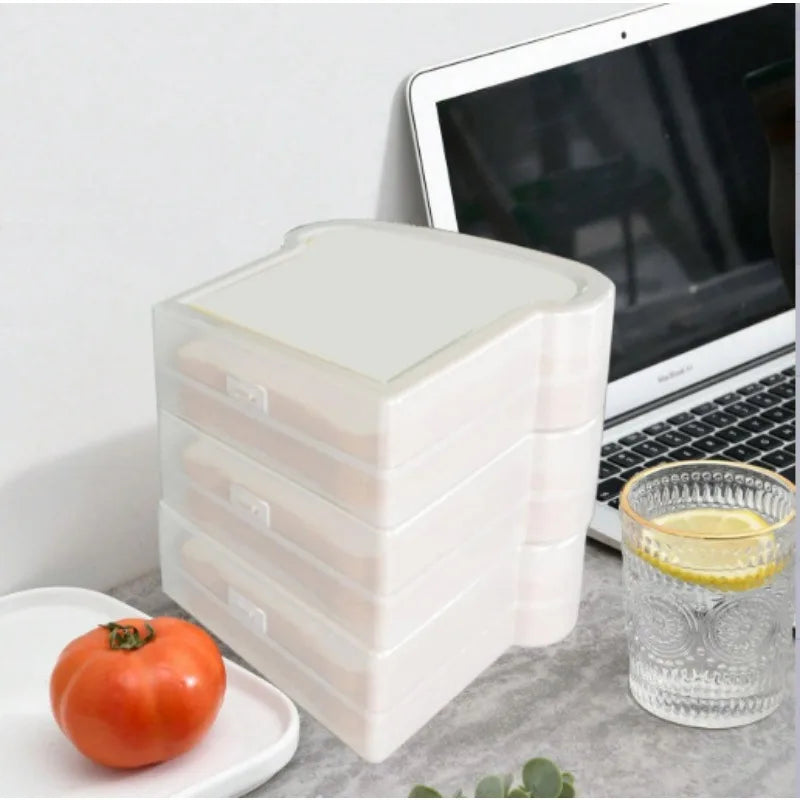 Toast Shaped Lunch Box Sandwich Container Leakproof Bento School Office Picnic Lunch Box for Kids Food Storage Containers Peaceful Pleasures Health and Wellness
