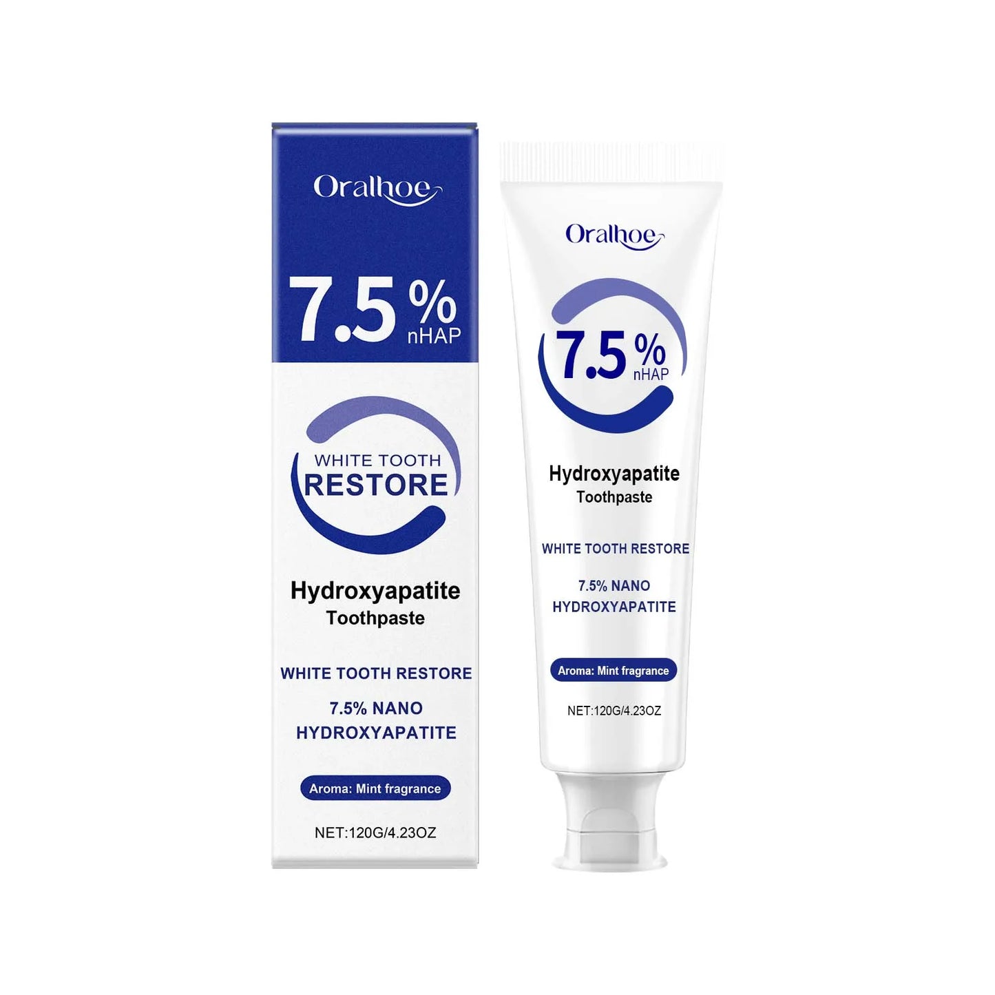 Oralhoe 7.5% Hydroxyapatite Toothpaste – Fluoride-Free 120g