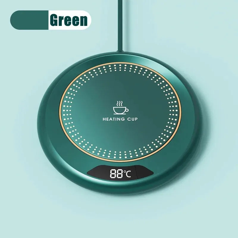 New USB Cup Warmer 3 Temperature Settings Thermostatic Heating Coaster Hot Plate Coffee Mug Milk Tea Water Heating Pad Heater Peaceful Pleasures Health and Wellness