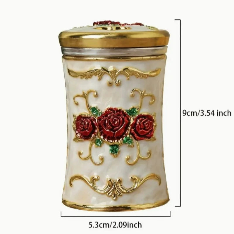 High end rose, portable toothpick bucket, restaurant, hotel, KTV, living room, coffee table, toothpick bottle, toothpick storage Peaceful Pleasures Health and Wellness