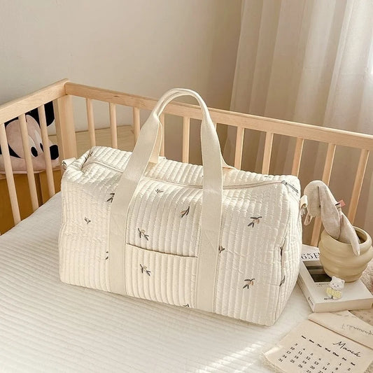 Large Diaper Bag Tote – Maternity Baby Organizer Travel Bag Diaper Bag Tote Peaceful Pleasures Health and Wellness Polyester Oliver