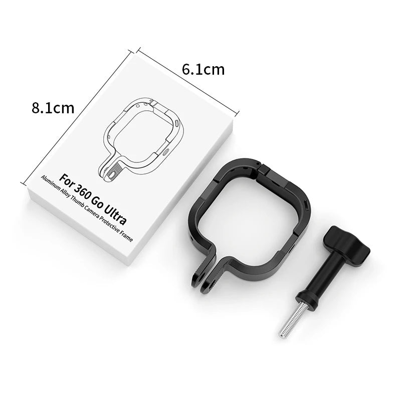 Minimalist Design Aluminum Alloy Frame Suitable For Insta360 Go Ultra Protective Case Metal Frame Body Case Camera Accessories Peaceful Pleasures Health and Wellness