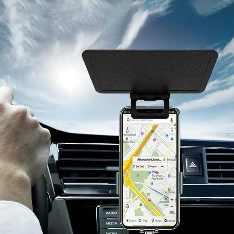 Car Phone Sunshade Outdoor Phone Sun Shade Cover Cellphone UV Protection Cover Portable foldable sun visor for Car Bike Peaceful Pleasures Health and Wellness