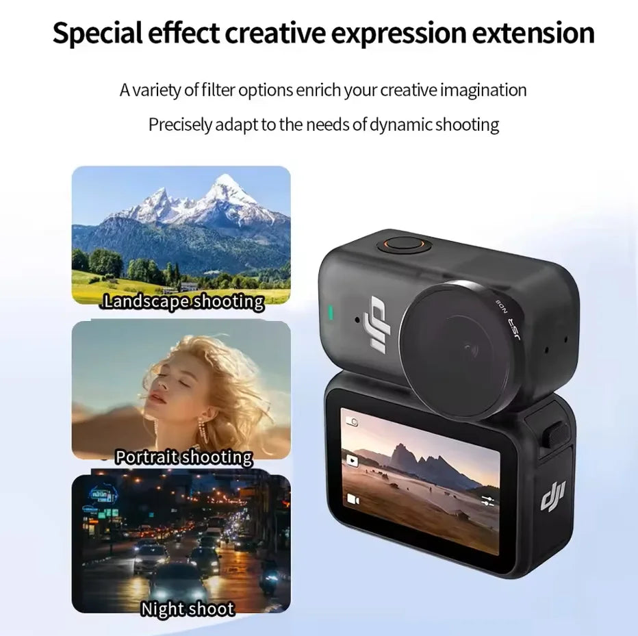 JSR Optical Glass Filters for DJI Osmo Nano – UV CPL ND Star