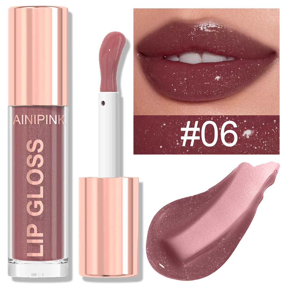 High Shine Glitter Lip Gloss Set – Non-Sticky Mirror Y2K