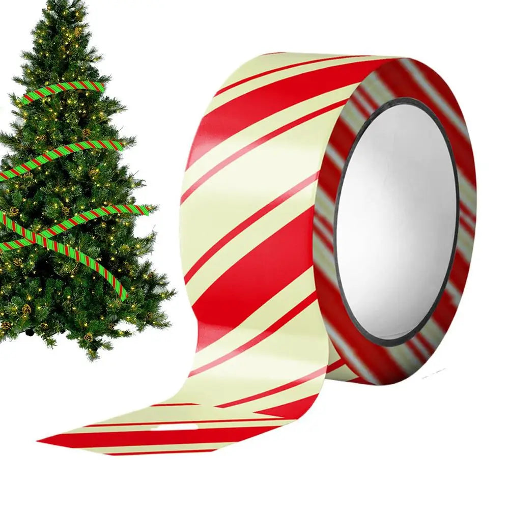 Christmas Glowing Caution Tape 16.4ft | Holiday Party Decoration