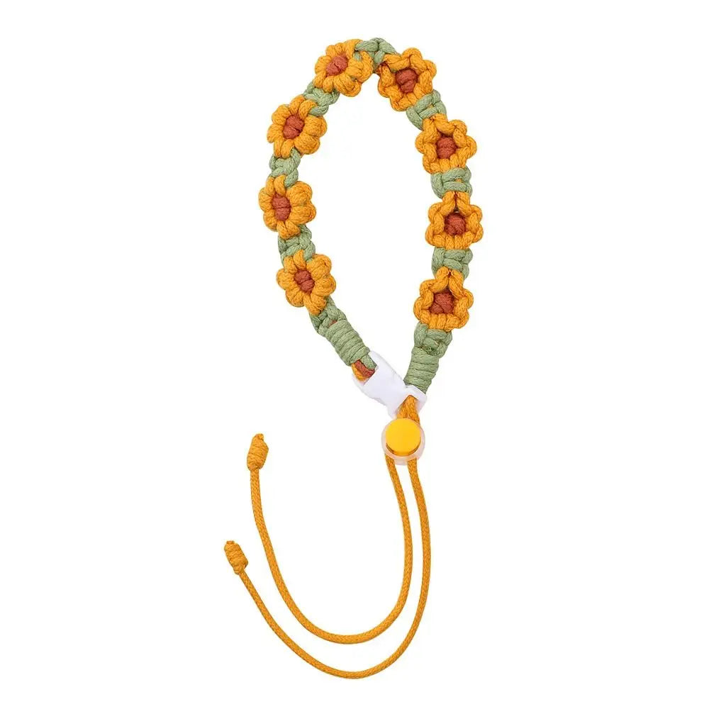 Flower Cup Carrying Strap – Handmade Rope Handle for Bottles