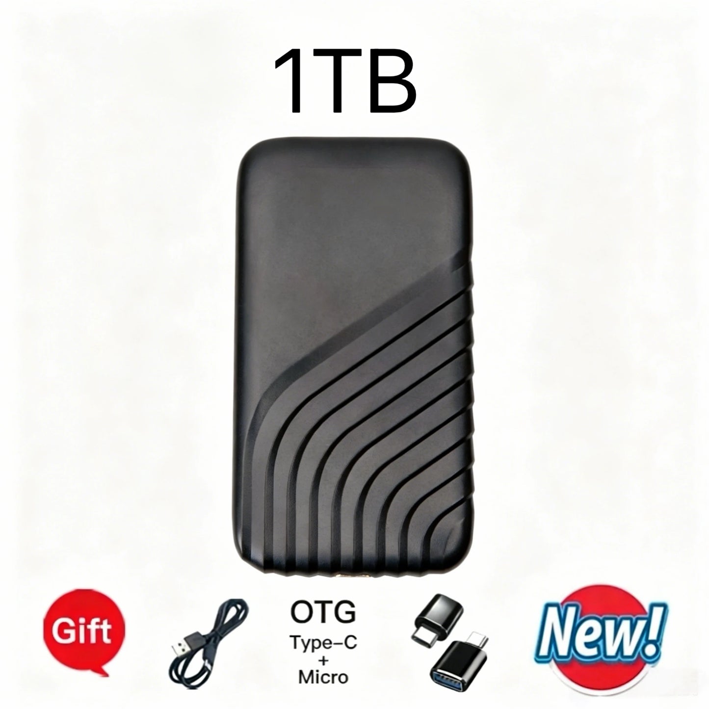 EOENKK USB 3.1 Type-C Portable External Hard Drive | PC & Mac