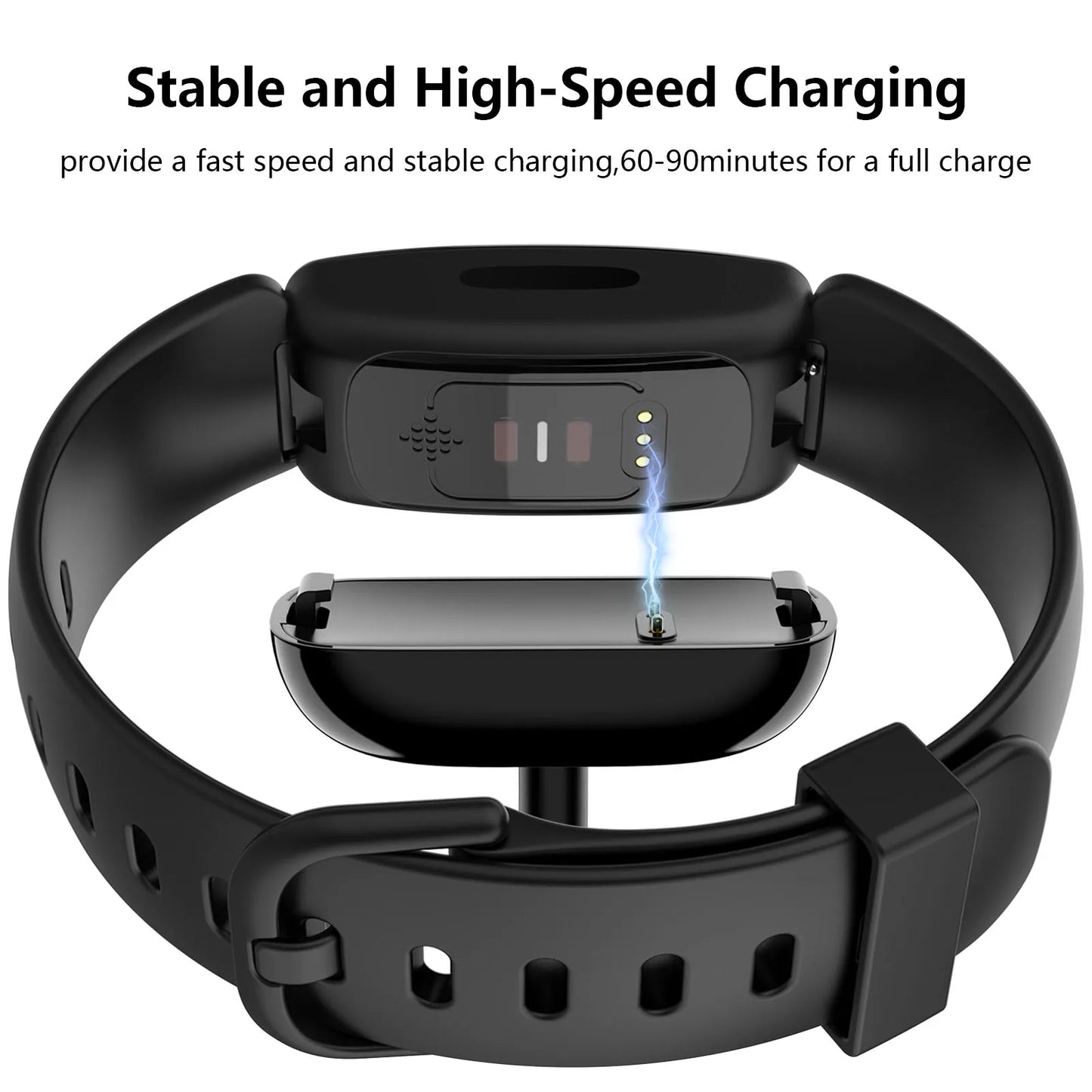 USB Charger for Fitbit Inspire 1/2/3, Inspire HR, ACE 2 & ACE 3 Peaceful Pleasures Health and Wellness