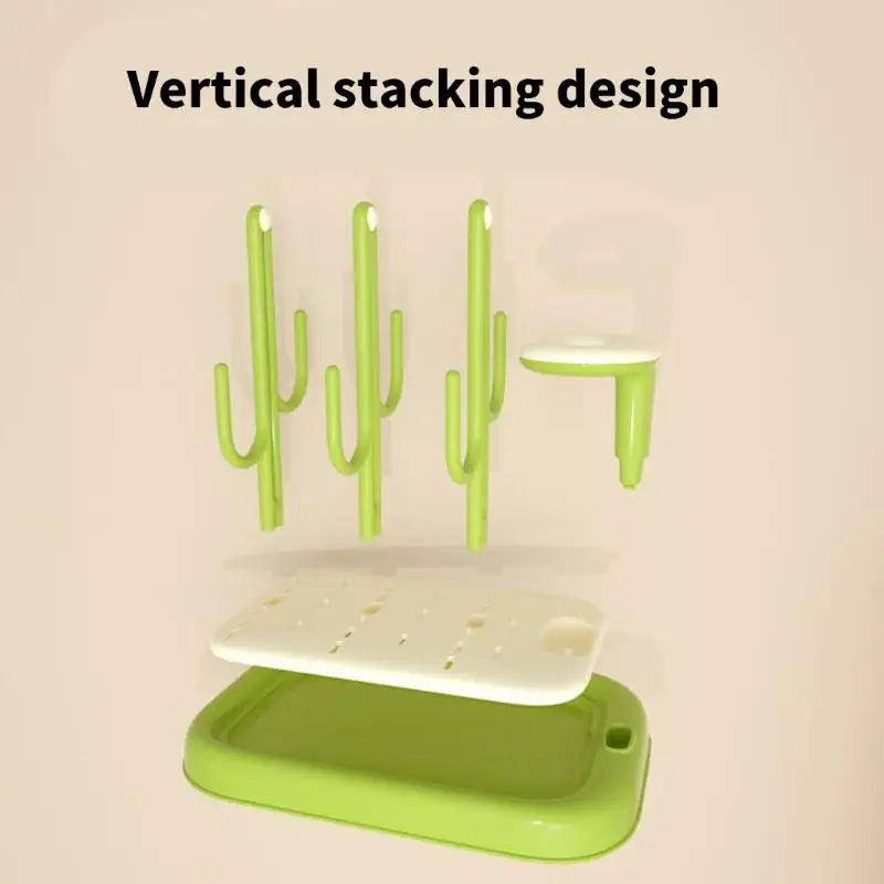 Baby Bottle Drying Rack | Nursery Organizer for Cups & Supplies
