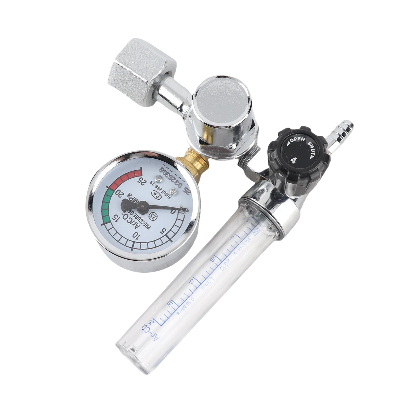 Meter 0-25Mpa Argon Regulator CO2 Mig Tig Gas-regulators Flowmeter