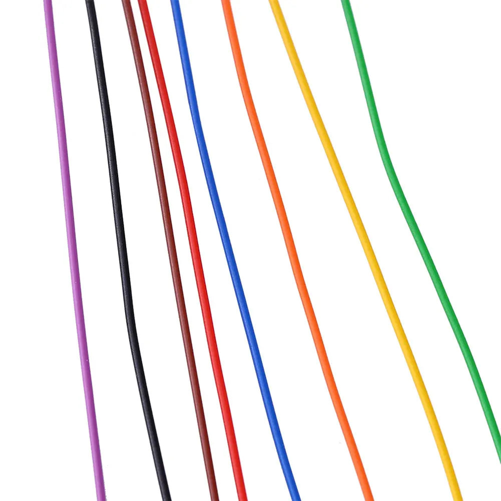 8-Wire Color Insulation Test Wrapping Cable Electrical Wire for Laptops Electronic Test PCB Soldering Fly Jumpers Wire Peaceful Pleasures Health and Wellness