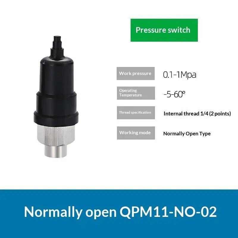 QPM11 Air Pressure Switch G1/8 G1/4 NO NC 0.1-1MPa Diaphragm Pressure Switch Peaceful Pleasures Health and Wellness QPM11 NO 02 Inner
