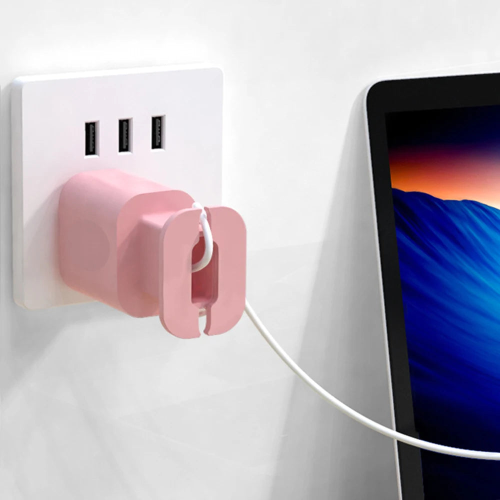 Silicone Charger Protector Light and Portable Anti-Scratch and Anti-slip Charger Cover Gift for Children's Day Christmas Peaceful Pleasures Health and Wellness