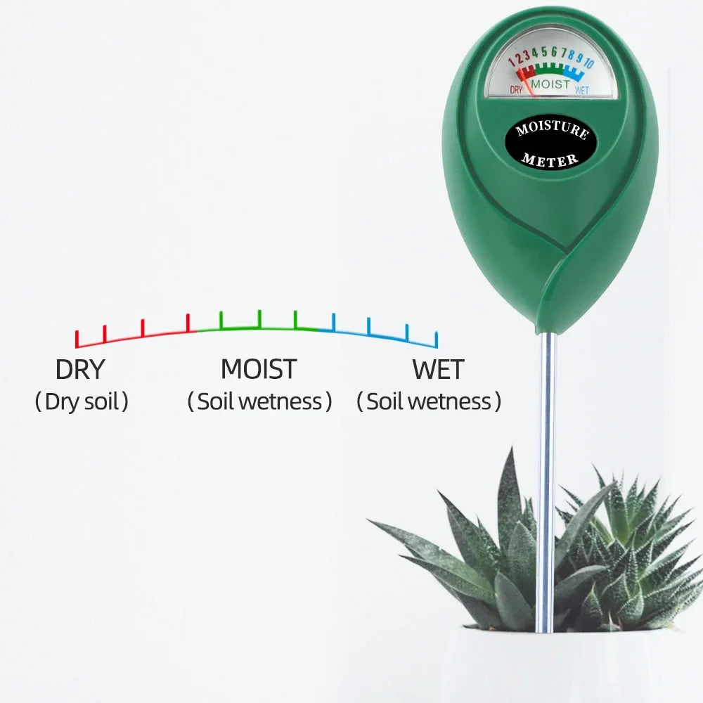 Digital Soil Moisture Meter Plant Soil Water Tester Hygrometer with LED Display for Home Gardening Flowers Plants Care Peaceful Pleasures Health and Wellness