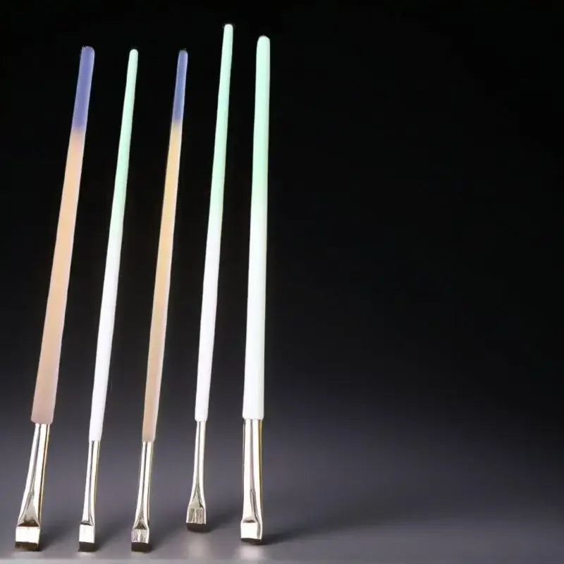 1 Pcs Gradient Handle Flat Brush Perming Eyelashes Lash Lift Tool Eyelash Perm Rod Eyelash Applicator Makeup Tools & Accessories Peaceful Pleasures Health and Wellness