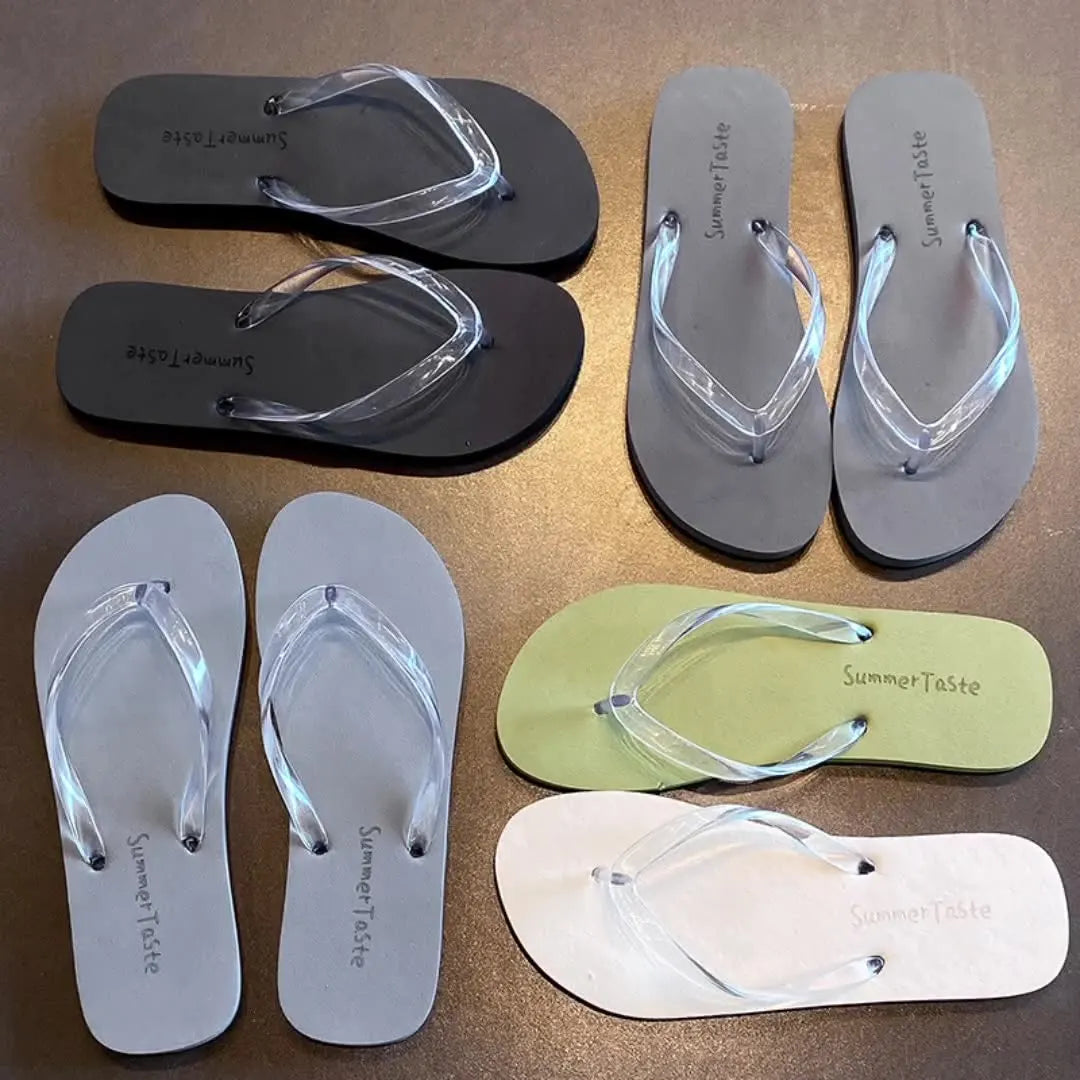 Women's Bohemian Flat Flip Flop Sandals – Beach & Indoor Slides