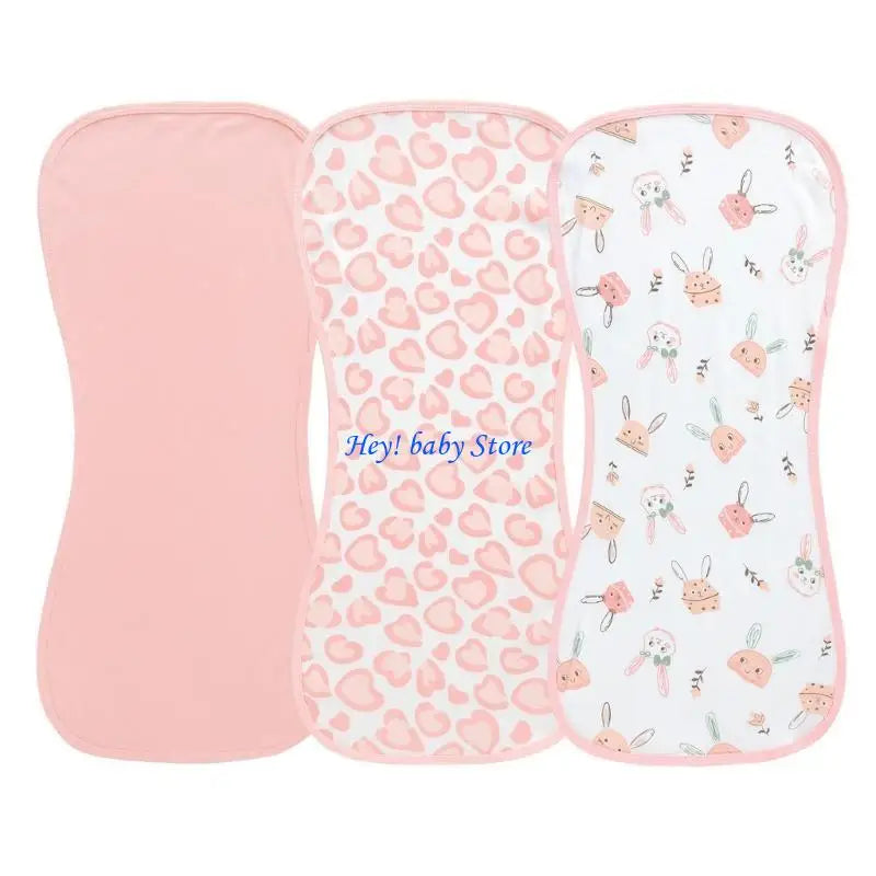 Baby Burp Cloths – Soft Cotton Drool Bibs & Shoulder Pads