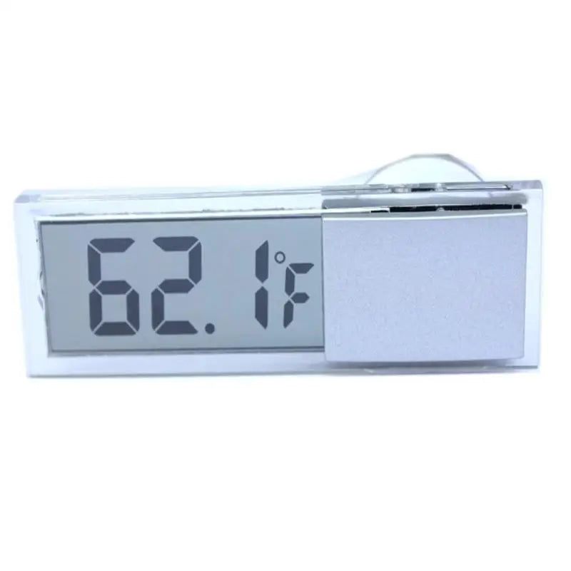 LCD Digital Thermometer Clock Car Truck Indoor Outdoor Temperature